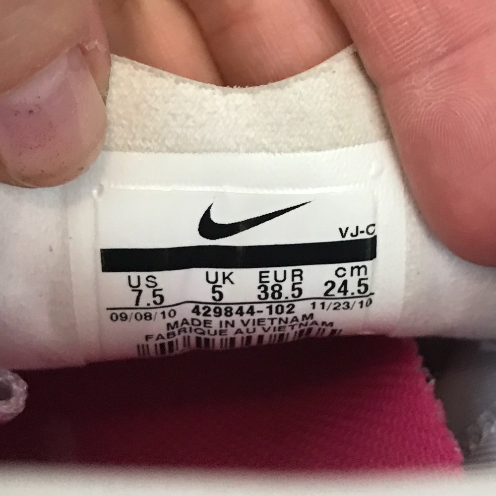 Nike FreeXT White Pink Tennis Shoes Sneakers 7.5 - Picture 8 of 8
